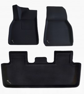 Customized 3D XPE All-weather Car Floor Mats (3PCs) Tesla model 3 model Y