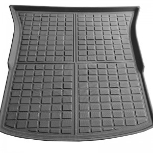 Tesla Model Y Trunk Mat Cargo Lining All Weather TPE Rear Car Mat Waterproof Car Trunk Mat