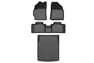 Wholesale quality TPE heavy car floor mats perfect fit for BYD QIN series